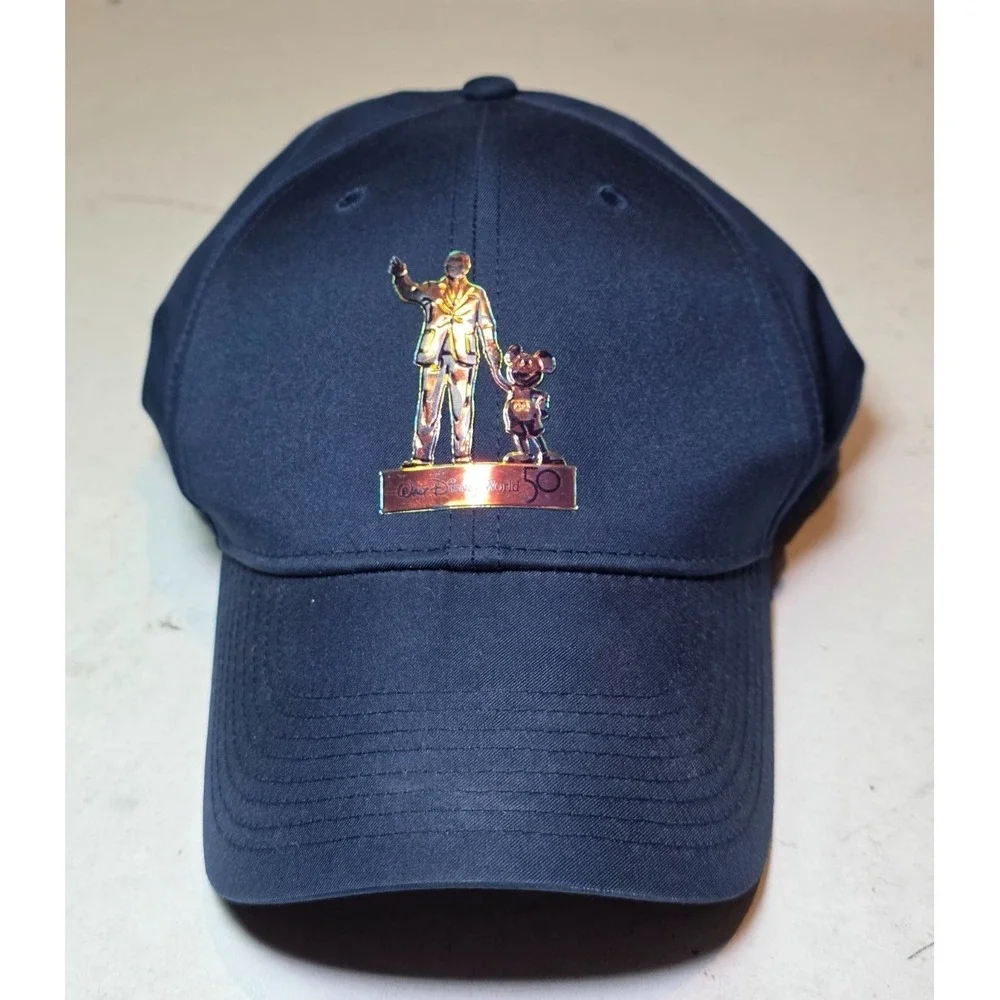 Walt Disney World 2021 50th Anniversary Legacy 91 Nike Dri-Fit Golf Hat Cap Navy